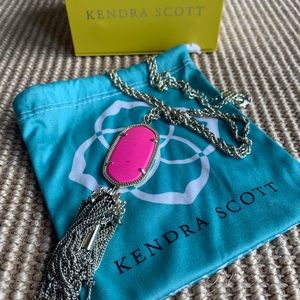 Kendra Scott Gold Rayne Pendant Tassel Necklace